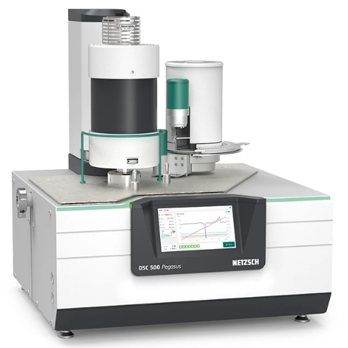 The DSC 500 Pegasus® High-Temperature Differential Scanning Calorimeter sets the standard for precision for DSC analysis, even at the highest temperatures. Designed for the investigation of high-performance materials, it provides solutions to complex challenges in thermal analysis.